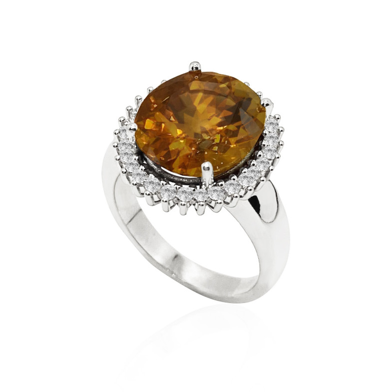 Anel Zircon Champagne ORLA POWERFULL 99929090018