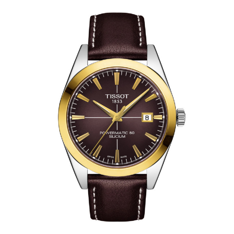TISSOT GENTLEMAN POWERMATIC 80 SILICIUM SOLID 18K GOLD BEL T927.407.46.291.01