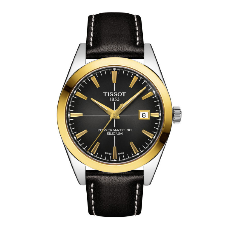 TISSOT GENTLEMAN POWERMATIC 80 SILICIUM 18K SOLID GOLD BEZEL T927.407.46.061.01