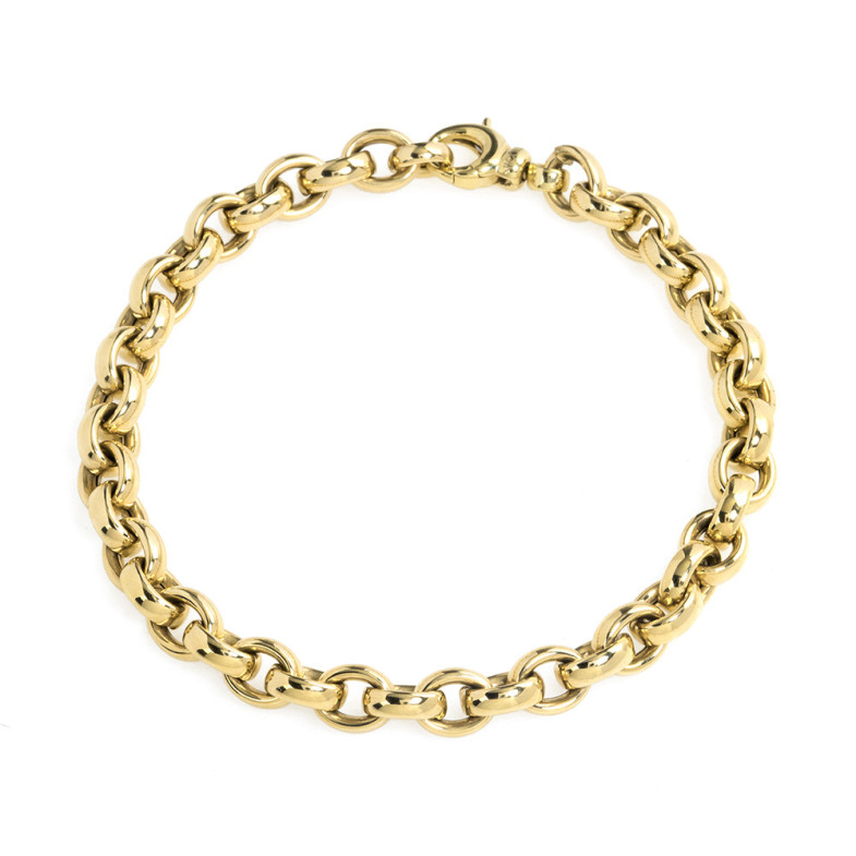 Pulsera Oro 18kt ESLABON OVAL 8x6 35210012030