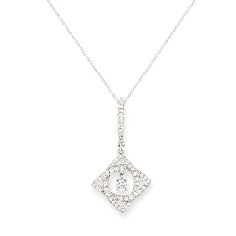 ESSENTIALS Rauten-Diamant-Anhänger 29210331041