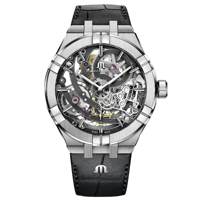 MAURICE LACROIX SKELETON AUTOMATIC 45MM AIKON AI6028-SS001-030-1