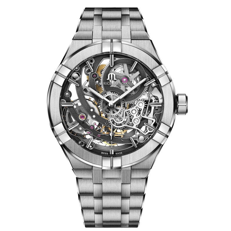 MAURICE LACROIX SKELETON AUTOMATIC 45MM AIKON AI6028-SS002-030-1