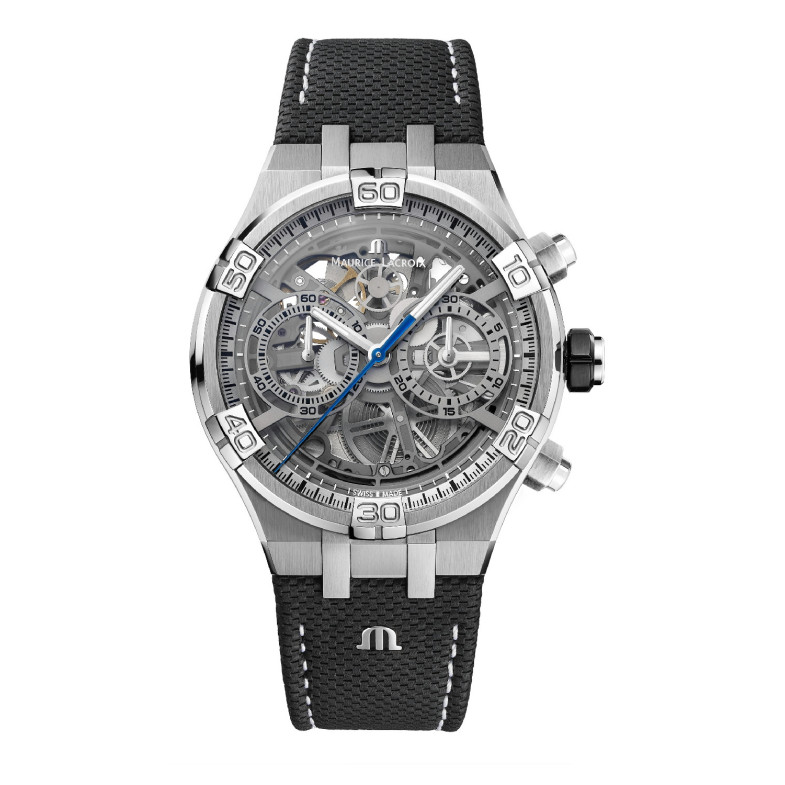 MAURICE LACROIX AIKON CHRONOGRAPH SKELETON 44MM AI6098-SS001-090-1