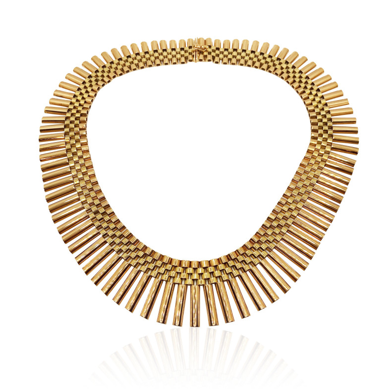 Collier jaune or CLEOPATRA 999281040