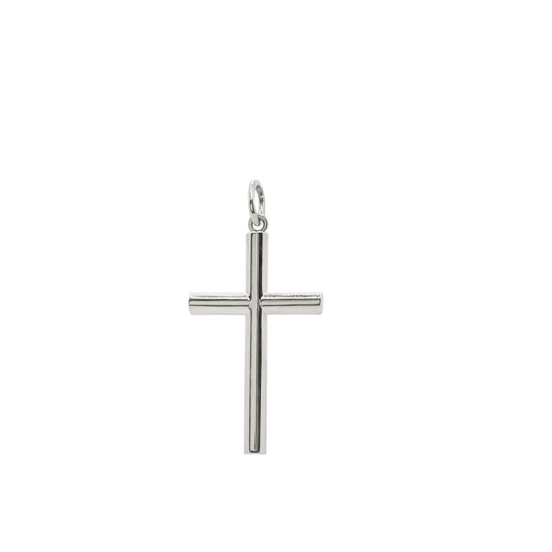 Croix en or massif lisse TUBE S 99929063253