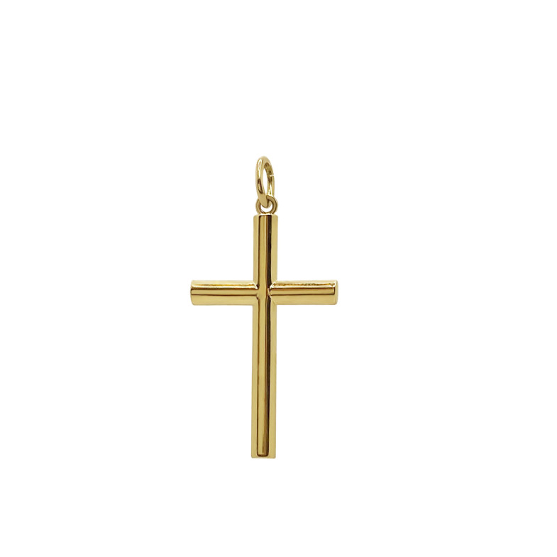 Solid Gold Cross TUBE Lisa M 99929060353
