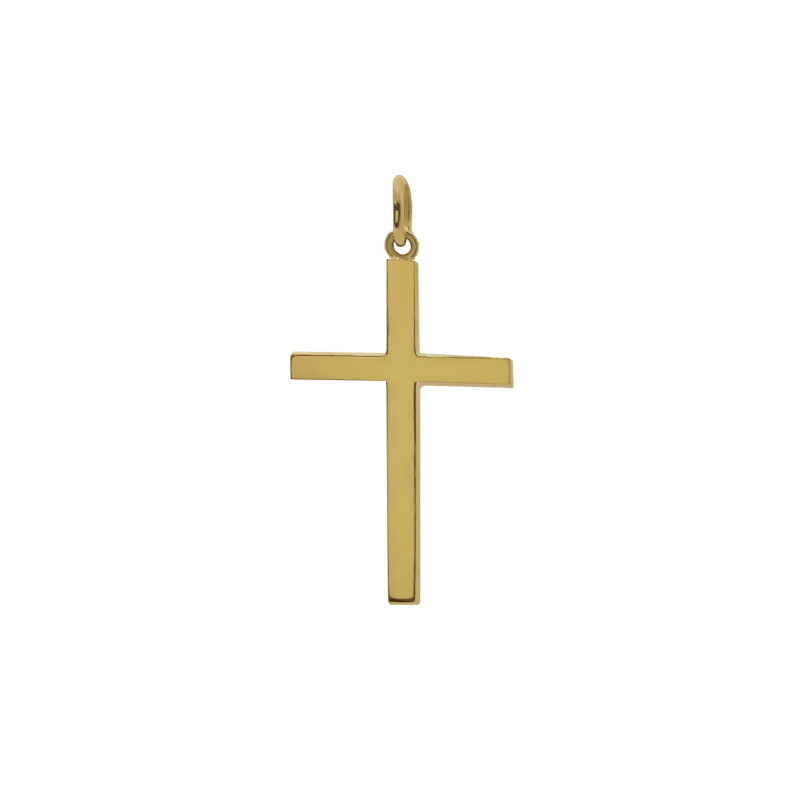 Solides glattes Goldkreuz PALO L 99929065453