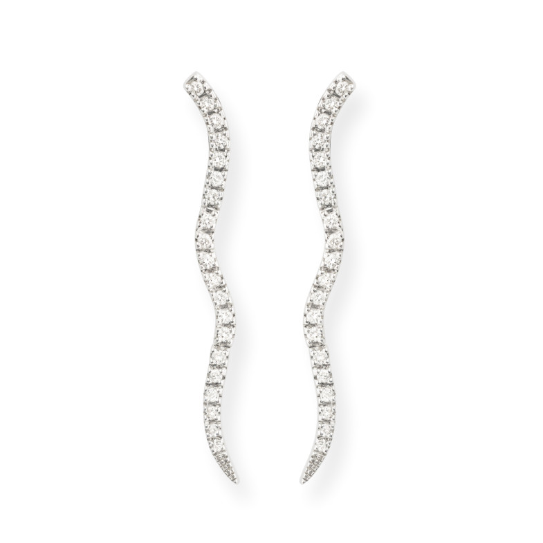 Earrings Diamond Bar Wave WAVE 14710120021