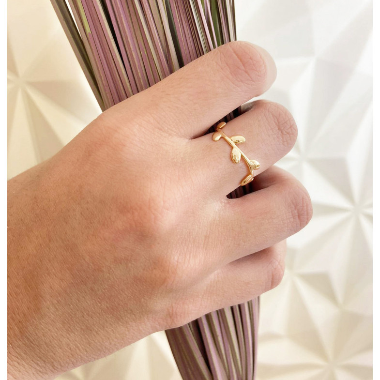 Blattgoldring MEIN ERSTES JUWEL