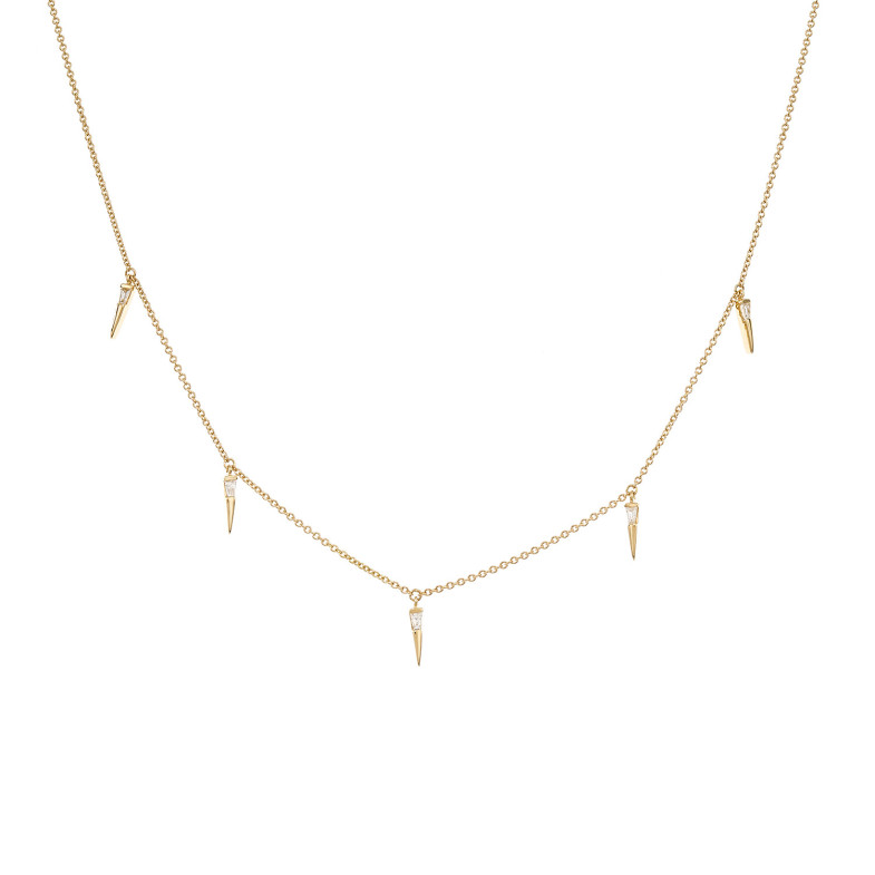 Collier en or à pointes CELEBRITY 108 14711081041