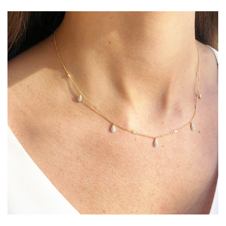 Collar Oro Gotas CELEBRITY 108 14711082541