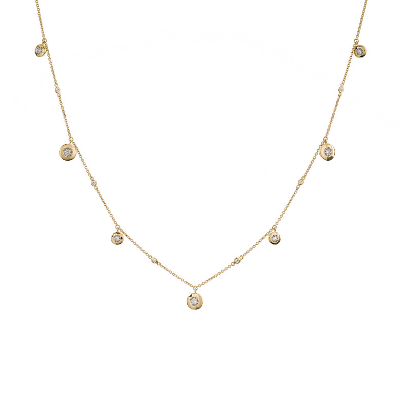 Gold Necklace Chaton CELEBRITY 108 14711083941
