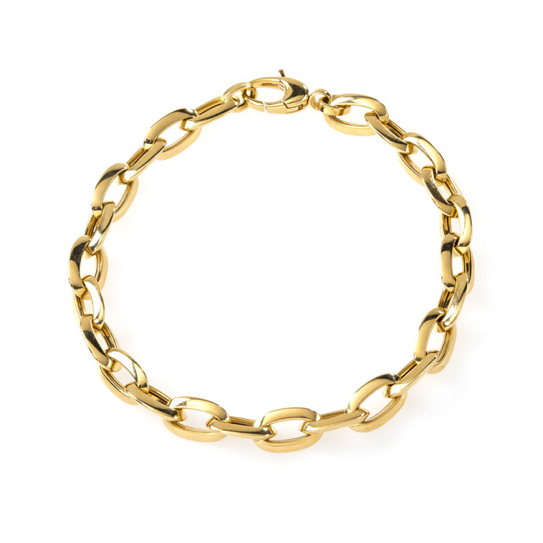 Bracciale in oro 18kt BEZEL LINK 11x7 35210017030