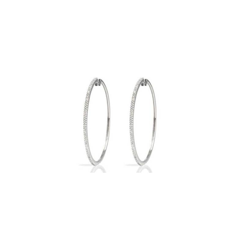Gold hoop earrings 20110952121 HOOP
