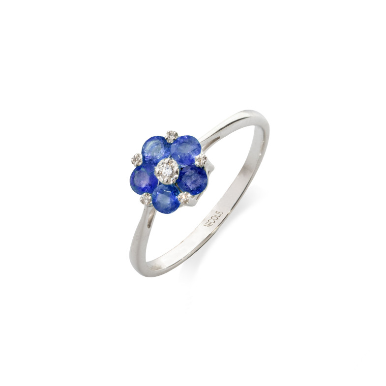 Anel Flor Safira MINI DETALHES 29210520213