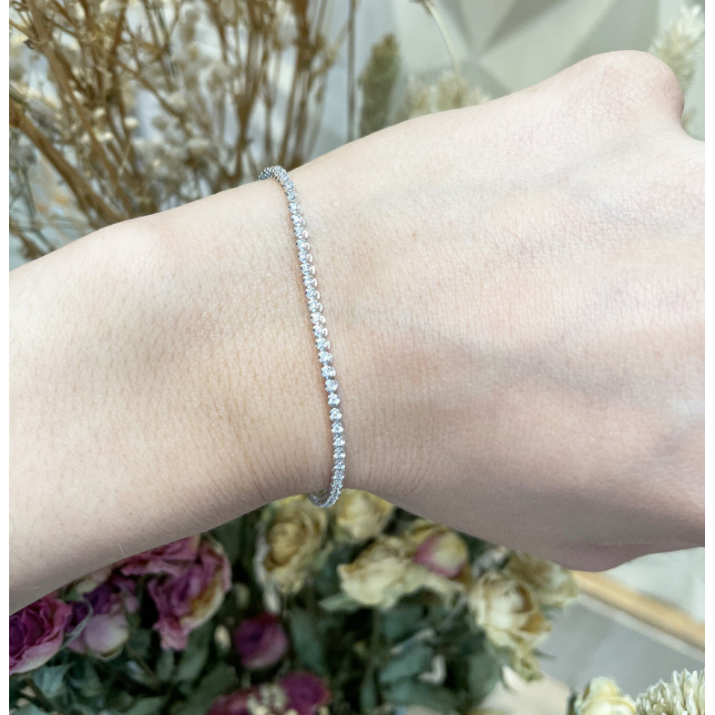 RIVIERE Round Diamond Bracelet 0.60ct 32810111031