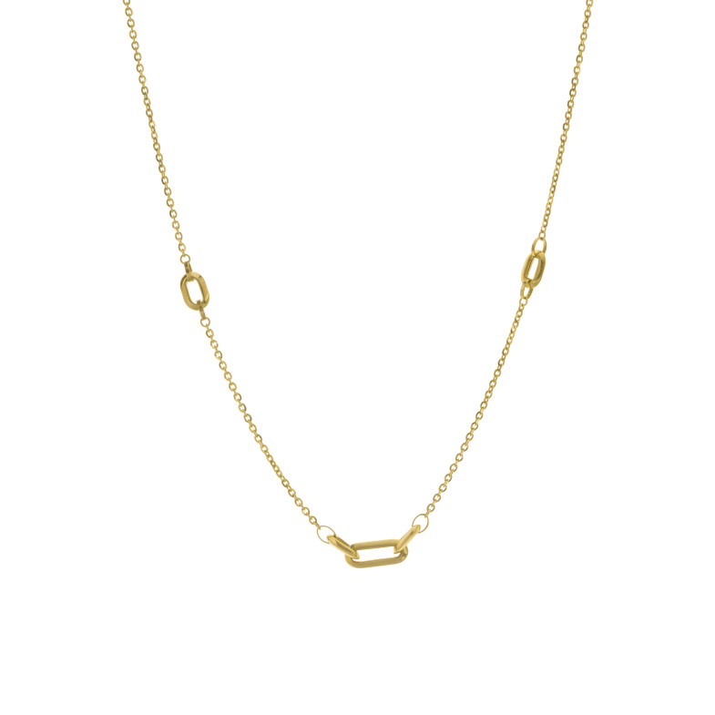 Gargantilla Oro Rectangles LOVE LIBRE 35210220040