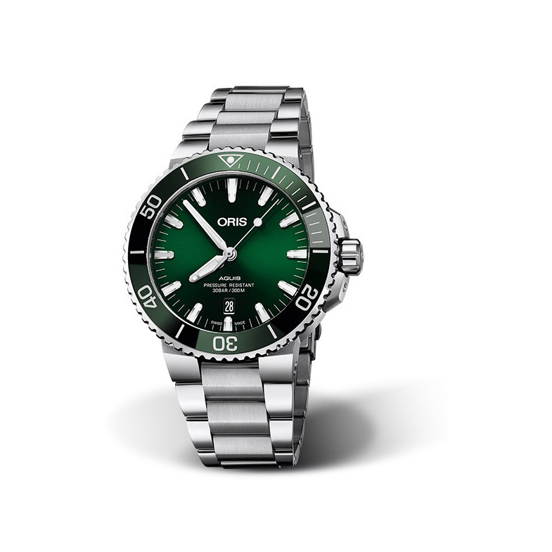 ORIS AQUIS DATE 01 733 7730 4157-07 8 24 05PEB