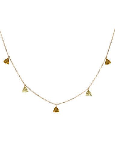 Collana Pendenti Citrine Stones e quarzo limone TRILLON 14711195240