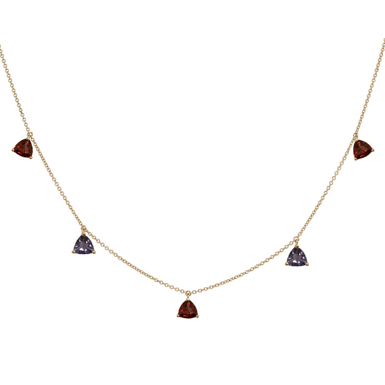 Pendentifs de collier Pierres Grante et Iolita TRILLON 14711195340