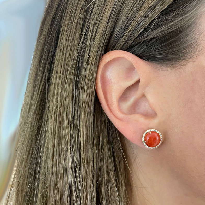 Orecchini Coral Diamonds RED VELVET 99929801021
