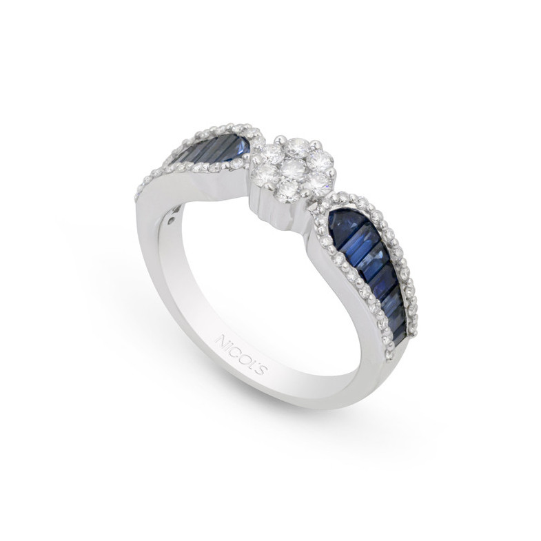 LOVE FEMALE Saphir-Diamantring 14710950113