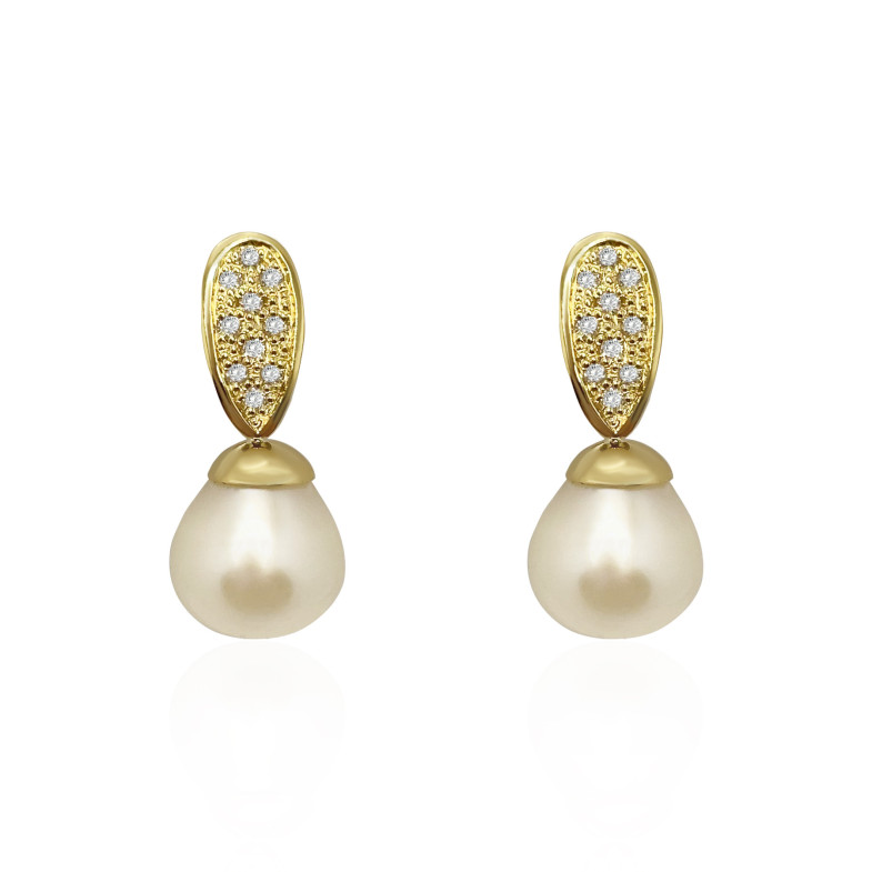 PEARLS LADY Orecchini con diamanti 99928766221
