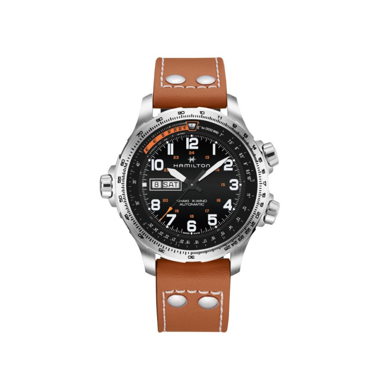 HAMILTON KHAKI X-WIND GIORNO DATA AUTO H77755533