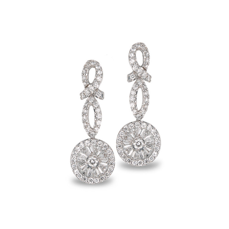 ANNIVERSARY ROUND diamond earrings 32810080021