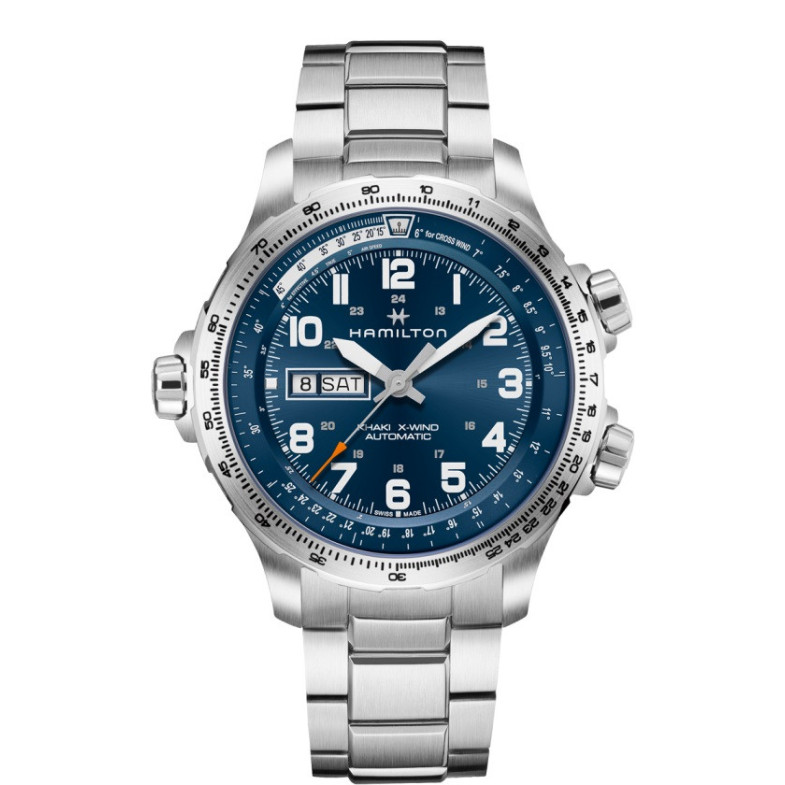 HAMILTON KHAKI X-WIND DAY DATE AUTO H77765141