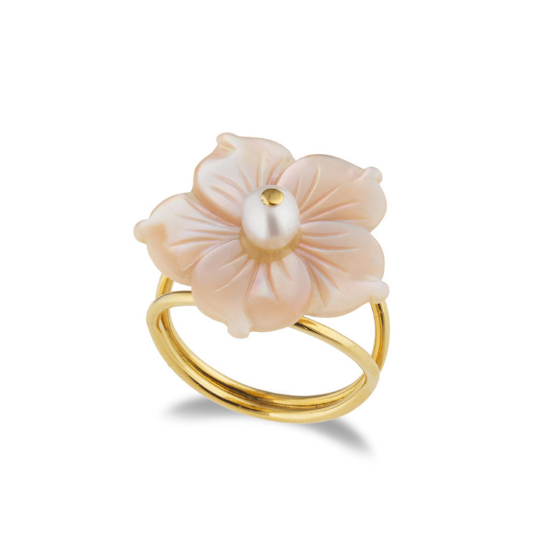 Gold ring 99928723010 FLOWER POWER