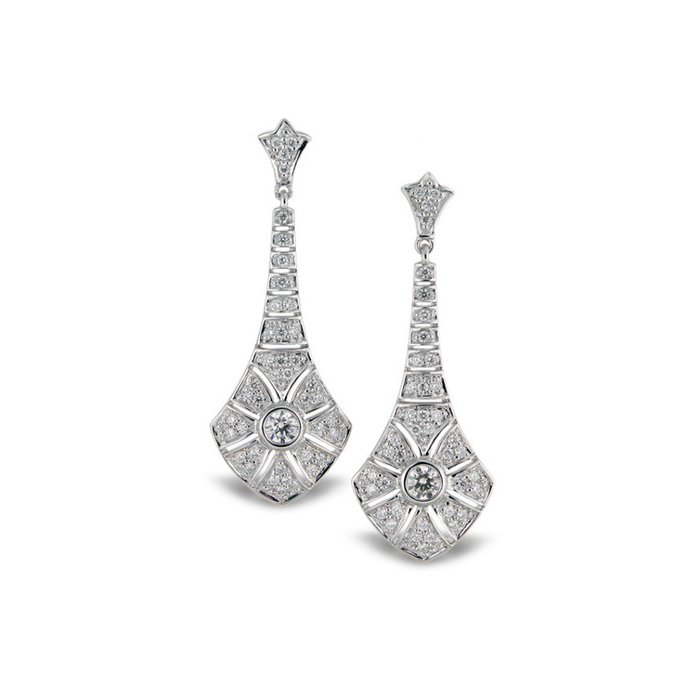 Boucles d'oreilles en diamant long ALHAMBRA 20111070021