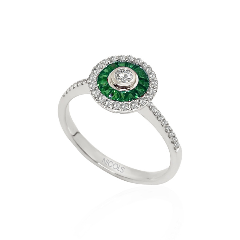 OJO Ring PERDIZ Green Garnet 14711200011