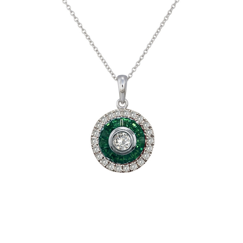 Garnet verde GUO Ciondolo 14711200041