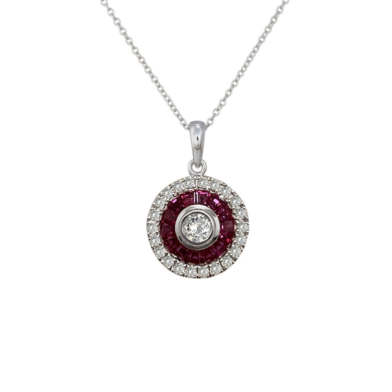 Pendente OJO DE PERDIZ Rubí 14711200141