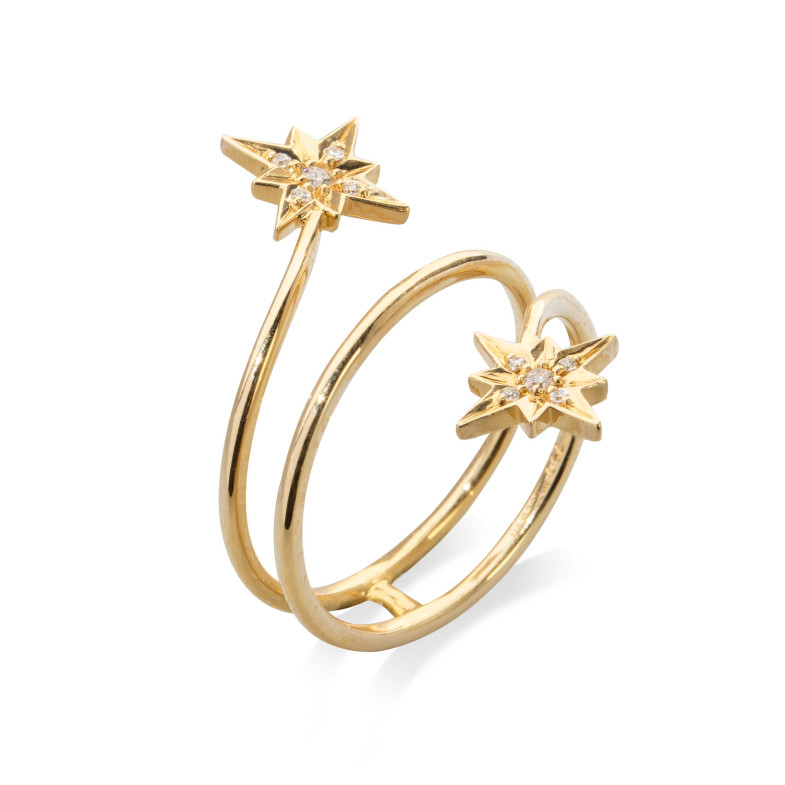 Shooting Star Double Tail Diamond Ring LITTLE DETAILS 29210516711
