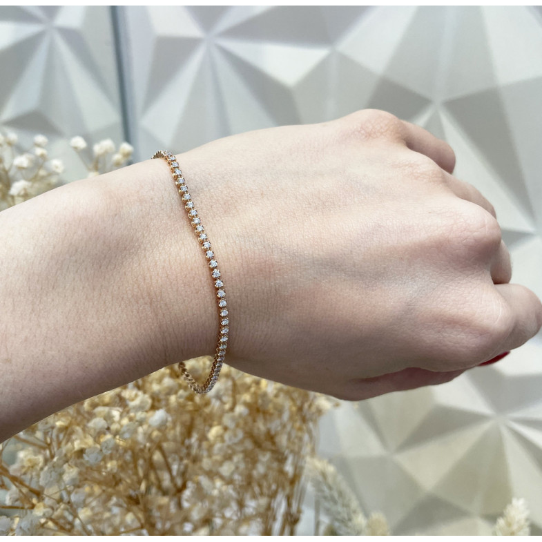 RIVIERE Round Diamonds Bracelet 1.10ct. 32810112231