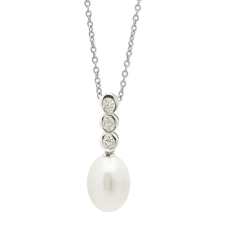 Pendente Diamanti e Perle LADY 99926511041