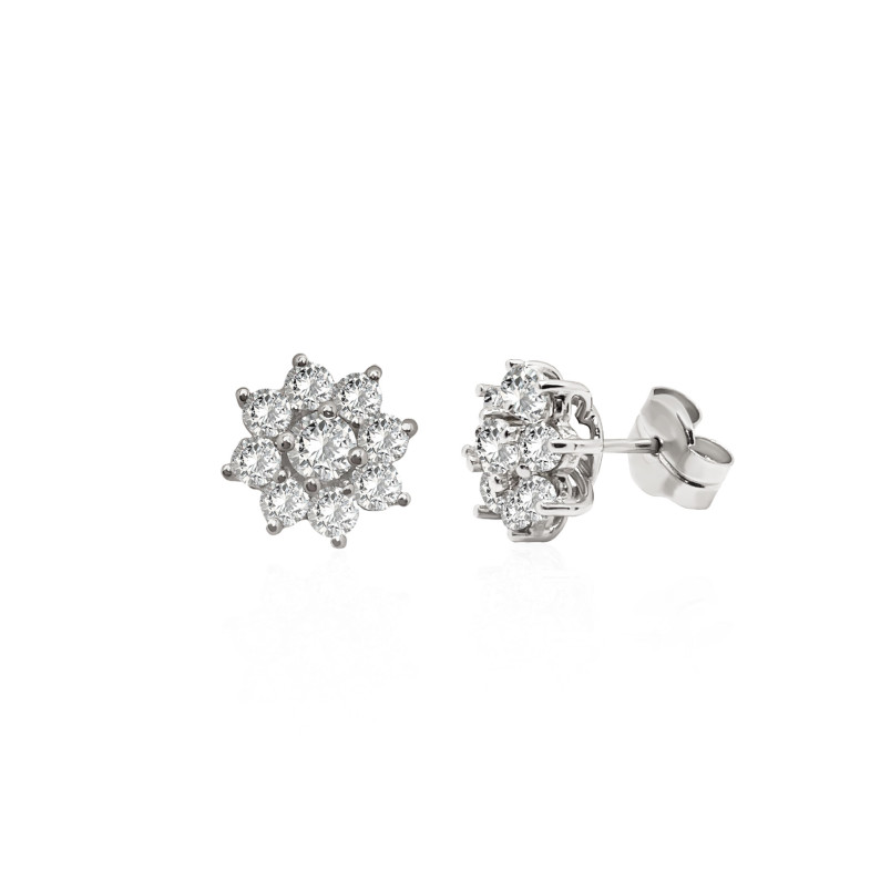 Boucles d'oreilles FLOR ESTRELLA Diamants 0.82ct 99929860121