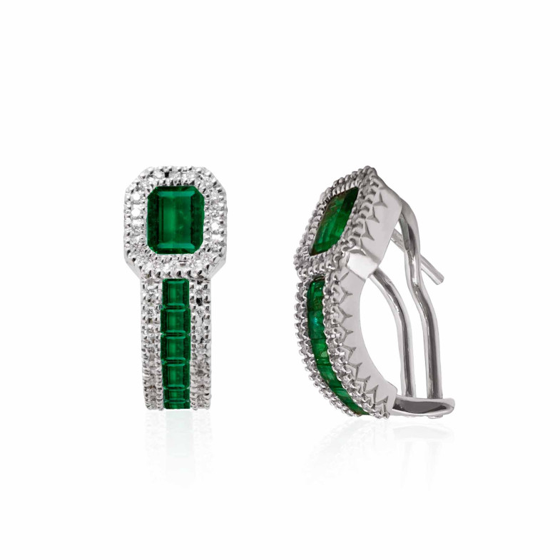 Ohrringe Emerald DIAMOND COLOR 14710380023