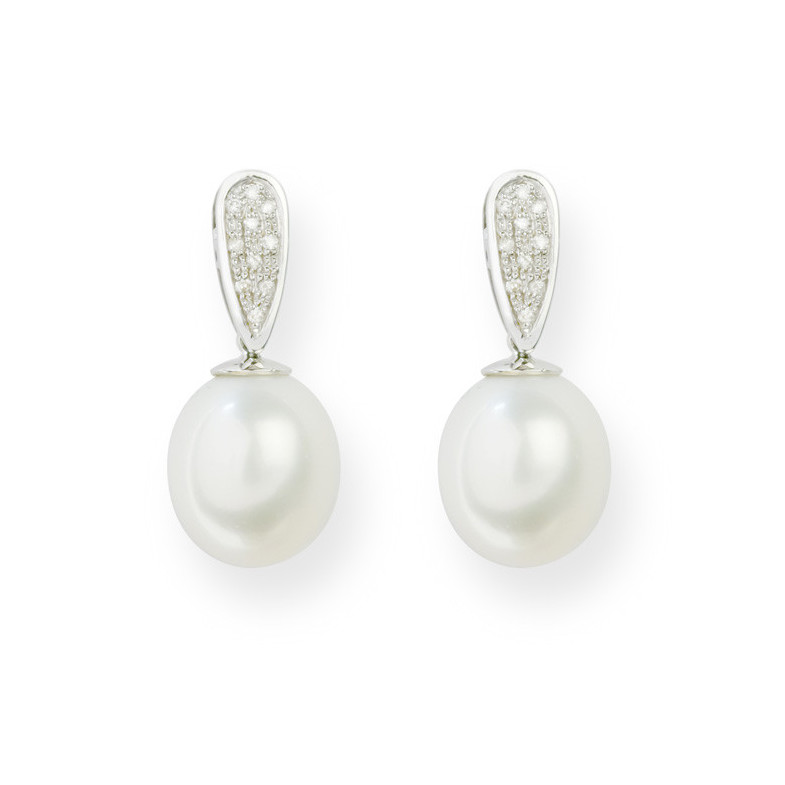 Diamond earrings 99928766021 PEARLS LADY