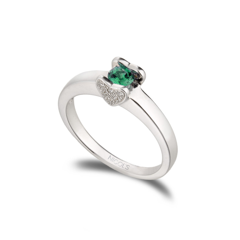Smaragdring LIEBE HEART 14710190111