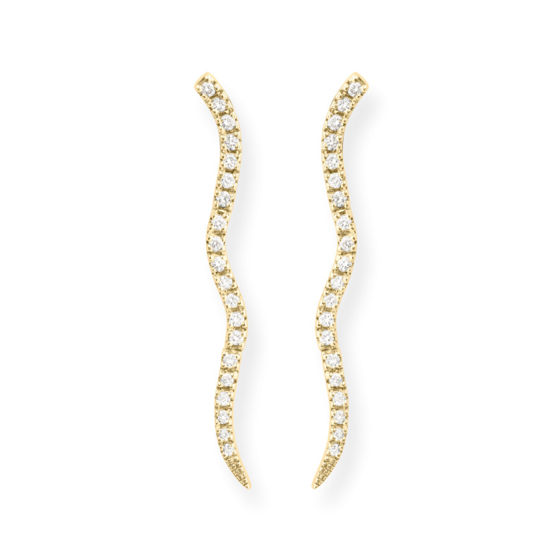 Orecchini in argento Diamante Bar 14710120025