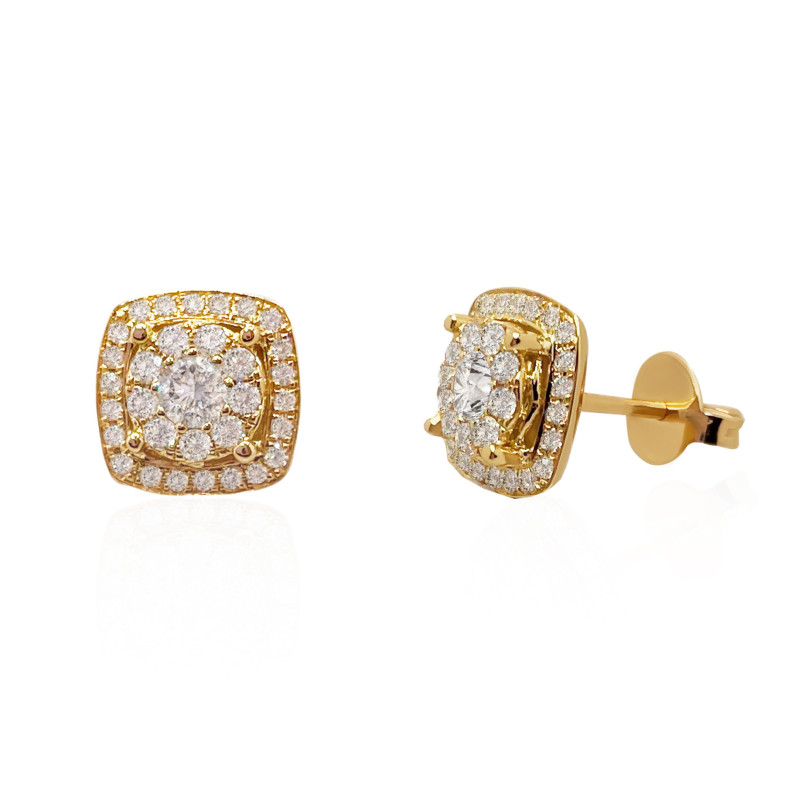 Boucles d'oreilles Gardenia 1.05 Or jaune 14710802025