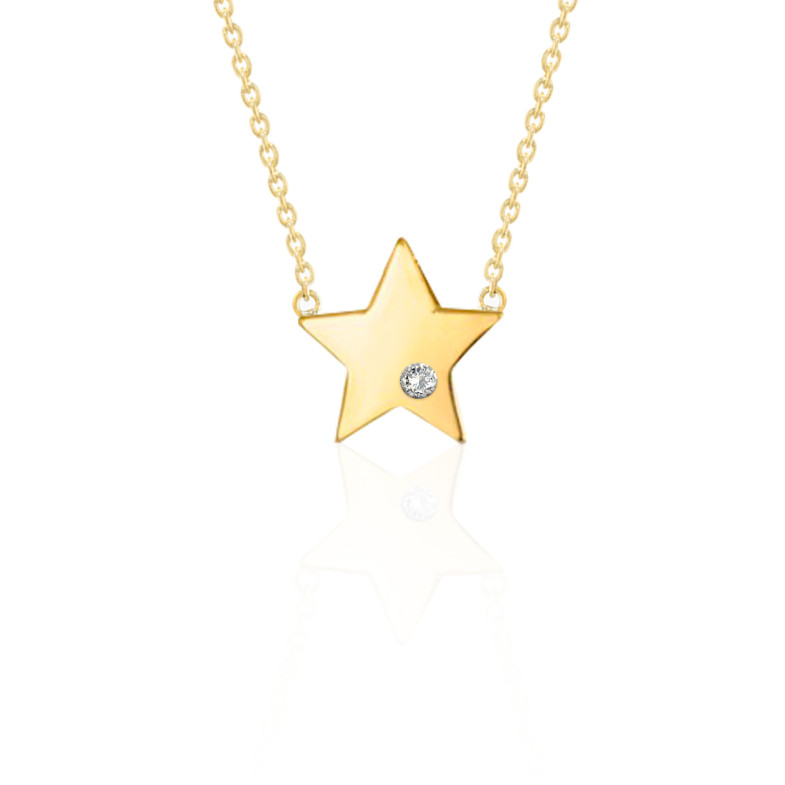 Star Diamant Collier jaune or ALWAYS 99929952041