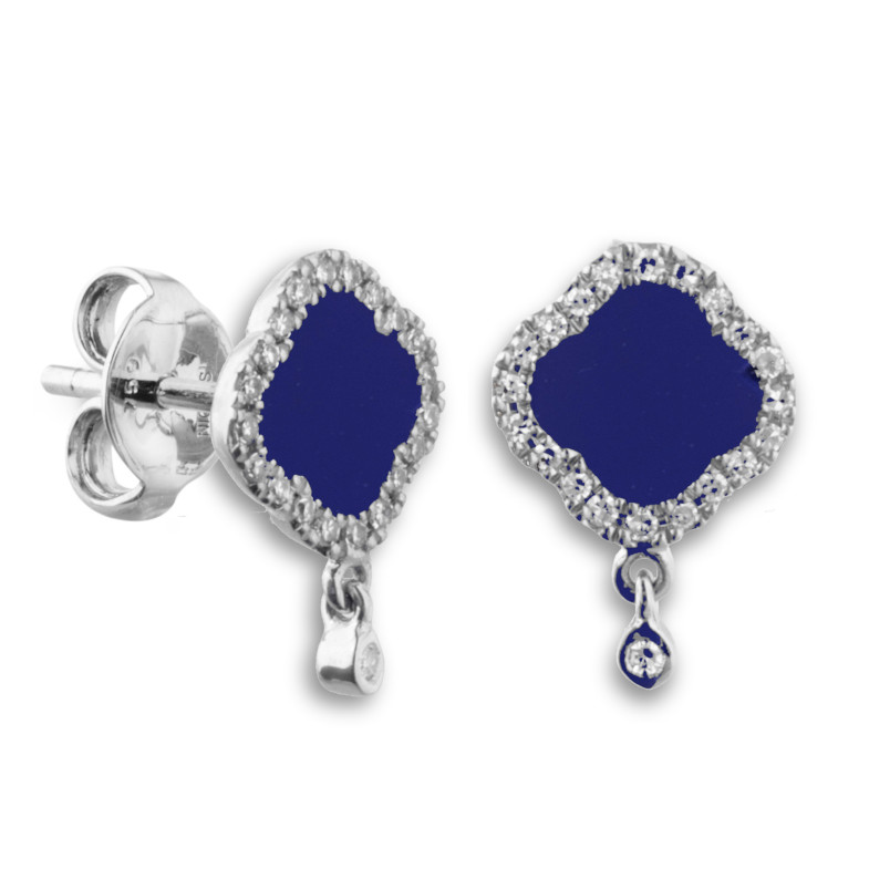Brincos de Ouro Lapislazuli OPAQUE STONES 14711150021