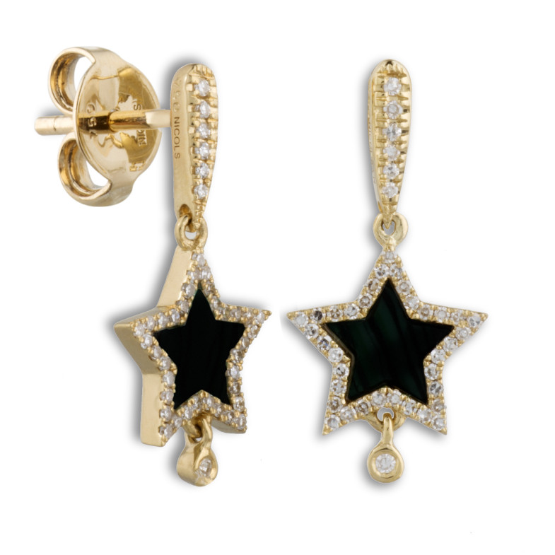 Onix Gold earrings 14711151221 OPAQUE STONES