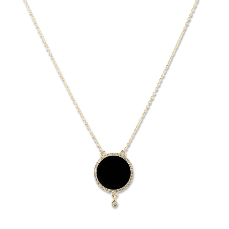 Gold Onyx OPAQUE STONES Halskette 14711152241