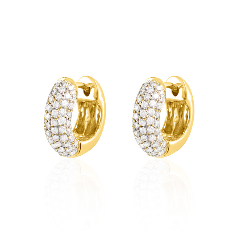 CLASSIC DIAMOND Diamond Hoop Earrings 14710361021